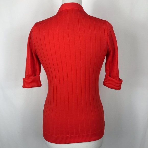 VTG 70s James Kenton Polyester Button Cardigan - Picture 3 of 5